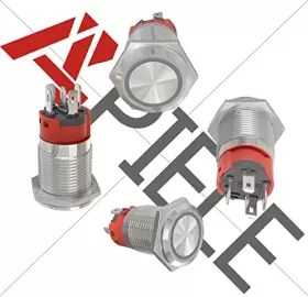 689771696348 APIELE Latching Push Switch Steel Led Angel Ey #3