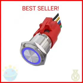 729043884766 APIELE Momentary Push Switch Steel Led Ang