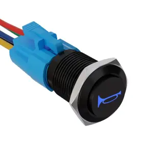 GQ16H-HORN APIELE Momentary Speaker Push Toggle Switch Mount