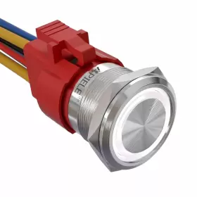 GQ22AF-11E-WHITE-12T APIELE Momentary Push Switch Angel Led #2