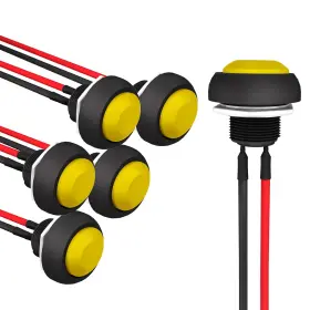 SD-211 APIELE Momentary Push Switch Mini Round Waterproof