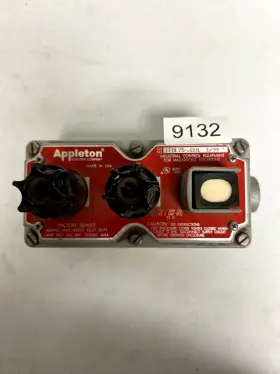 EFDL75-J2U1 APPLETON Selector Switch Unilet