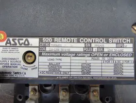 92036031 ASCO Remote Control Switch Coil #2