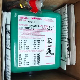PA31B ASCO Pressure Switch Deadband Watertight Vac