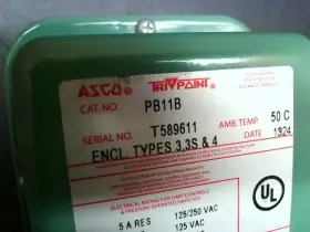 PB11B ASCO Tripoint Pressure Switch