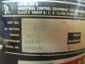 B727V30 ASHCROFT Pressure Switch #2