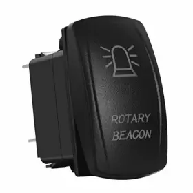 790832052642 BACAUTOPARTS Backlit Rotary Beacon Rocker Switch #3