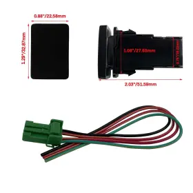 790832053397 BACAUTOPARTS Led Garage Opener Momentary Push #2