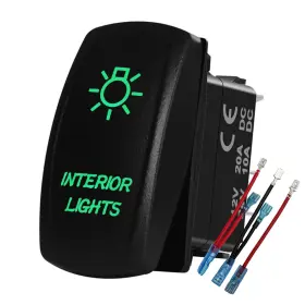 790832620148 BACAUTOPARTS Led Rocker Switch Wires Car Boat