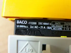 172200 BACO Rotary Disconnect Switch #3