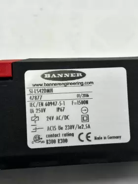 SI-LS42DMH BANNER ENGINEERING Safety Interlock Switch #3