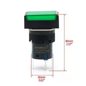 748690714448 BAOMAIN Push Switch Momentary Cap Led Lamp #3