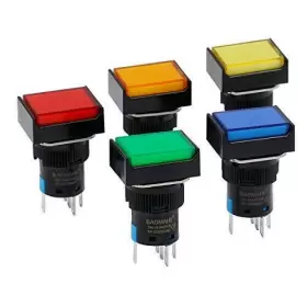 748690714448 BAOMAIN Push Switch Momentary Cap Led Lamp