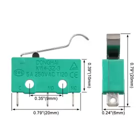 JB-AN2U-9YPP BAOMAIN Micro Switch Hinge Lever Mill Cnc Ac #2