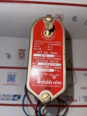 9653-1-HF3 BARKSDALE Valves Pressure Difference Actuated