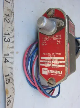 C9612-1 BARKSDALE Pressure Switch