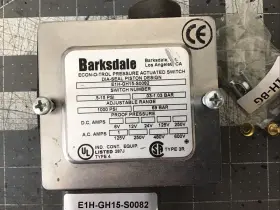 E1H-GH15-S0082 BARKSDALE Actuated Switch #2