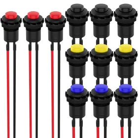 LATCHING-PUSHSWITCH-12MM-12P BAYITOO Push Switch Spst Ac