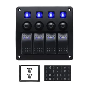 BL-B04-0119 BLLYOGU Gang Waterproof Marine Rocker Switch Car