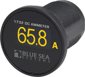 1732-BSS BLUE SEA SYSTEMS Mini Oled Meters Marine Rv Ammeter