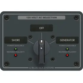 8367 BLUE SEA SYSTEMS Ac Rotary Switch Panel Ampere Pole