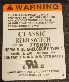 77SN9R BOSTON SCIENTIFIC Line Master Classic Reed Switch #3