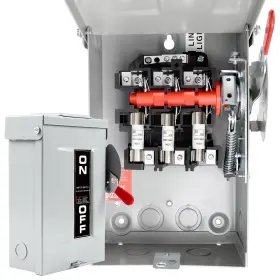 30A3P-F Box Phase Switch Amp Disconnect