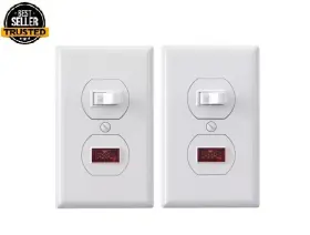 445005117149 Single Pole Toggle Switch Pilot Light Wall Plate