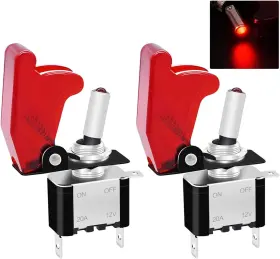 ASW-07DRRMZ-2PCS BRANDED01 Rocker Toggle Switch Led Racing