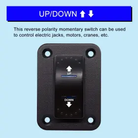 445011463490 BRANDED01 Polarity Reversing Momentary Rocker Up #2