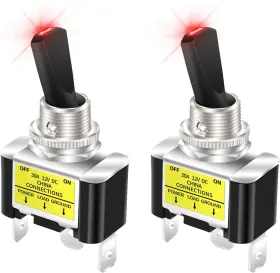 ASW-07D-2-R BRANDED01 Toggle Switch Led Amp