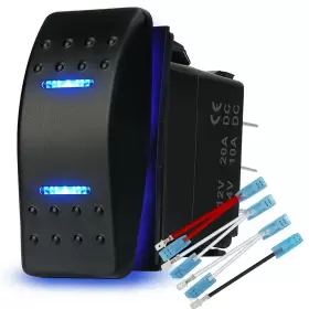 QB01 BRANDED01 Waterproof Rocker Switch Toggle Led Lig