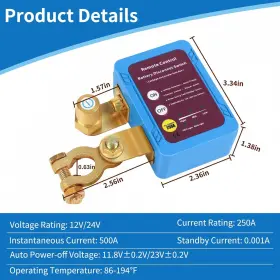 HYB001U BREERAINZ Kill Switch Car Remote Battery Disconnect #2