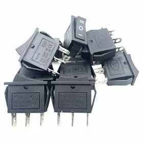 768488128646 BSTENKY Rocker Switch Pins Position Latching Ac #2