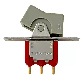 7101 C-K Rocker Switch Spdt Ac Panel Mount Flange Solder #3