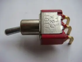7101D9AGE C-K Spdt Toggle Switches