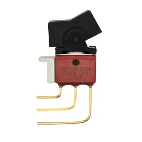 7108J1AV2BE2 C-K Momentary Rocker Switch Spdt Vertical Right