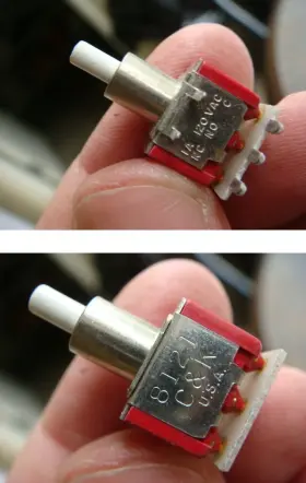 8121SD9RGE C-K Spdt Momentary Pushbutton Switches