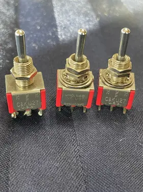 822X C-K COMPONENTS Miniature Double Pole Throw Switches