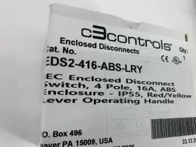 EDS2-416-ABS-LRY C3 CONTROLS Enclosed Disconnect Switch #2