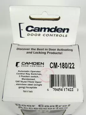 670454174222 CAMDEN Automatic Operator Control Key Switch #2
