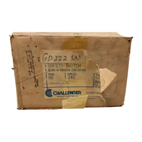 GD222SN CHALLENGER Cat Safety Switch Nema Enclosure