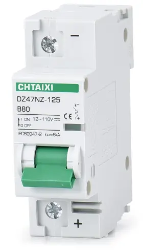 47NZ125-B CHTAIXI Miniature Circuit Breaker Pole Battery Amp