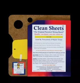 CS100 CLEAN SHEETS Sheet Disposable Paper Mixing Board Body