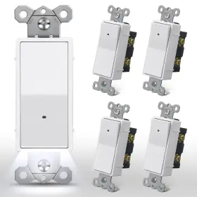 CSN2-5-W CML HARDWARE Light Switch Pack Decorator Rocker