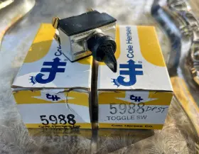 5988 COLE HERSEE Function Toggle Switches Box