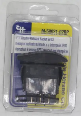 M-58031-02BP COLE Hersee Spdt Weather Rocker Switch
