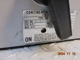 FQVN-2212 CONTINENTAL Fqv Fusible Panelboard Switch #3