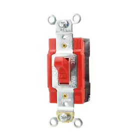 2221RD COOPER Single Pole Toggle Switch