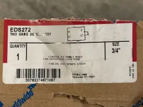 EDS272 CROUSE-HINDS Nos Box Explosion Hub
